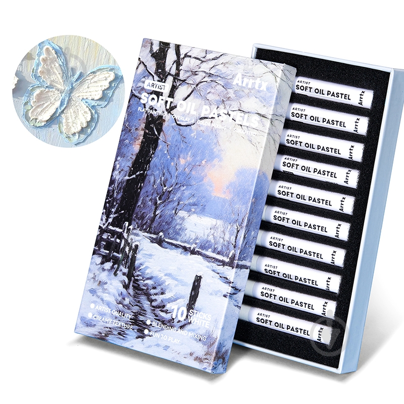 Набор масляной пастели AOP-S01-W10 Arrtx LC303953 10 шт. - фото 3 Набор масляной пастели AOP-S01-W10 Arrtx LC303953 10 шт. - фото 3