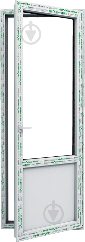 Двері металопластикові Steko 850x2150 мм праві - фото 2 Двері металопластикові Steko 850x2150 мм праві - фото 2