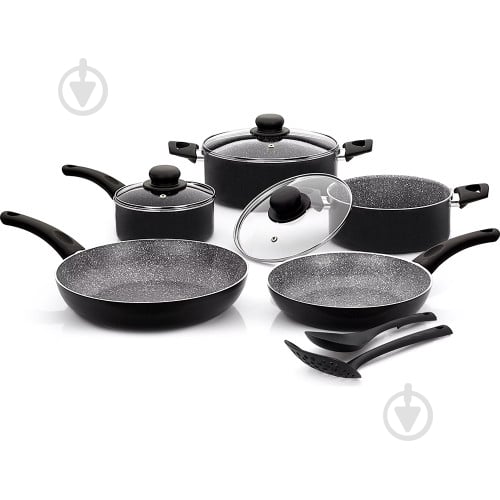 Набір кухонний Piardi Home LIVEINDUCTION 10 предметів INDBXX30NE00 - фото 1 Набір кухонний Piardi Home LIVEINDUCTION 10 предметів INDBXX30NE00 - фото 1