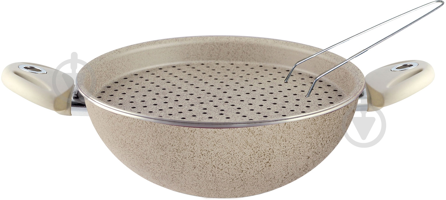 Пароварка Pensofal Wok Bio Stone Perla 24 см PEN5116 - фото 2 Пароварка Pensofal Wok Bio Stone Perla 24 см PEN5116 - фото 2