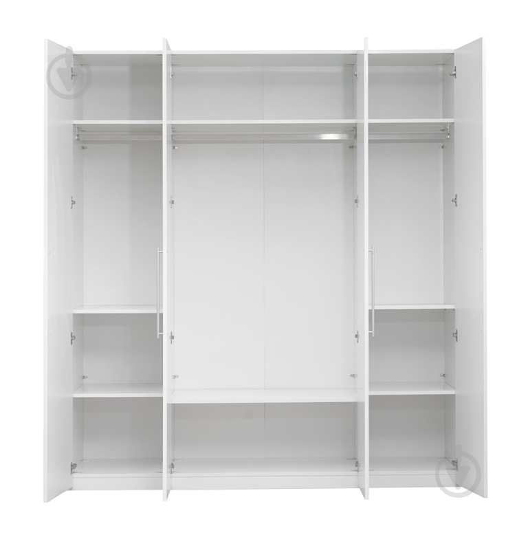 Шкаф Embawood Glossy 4-дверный белый - фото 3 Шкаф Embawood Glossy 4-дверный белый - фото 3