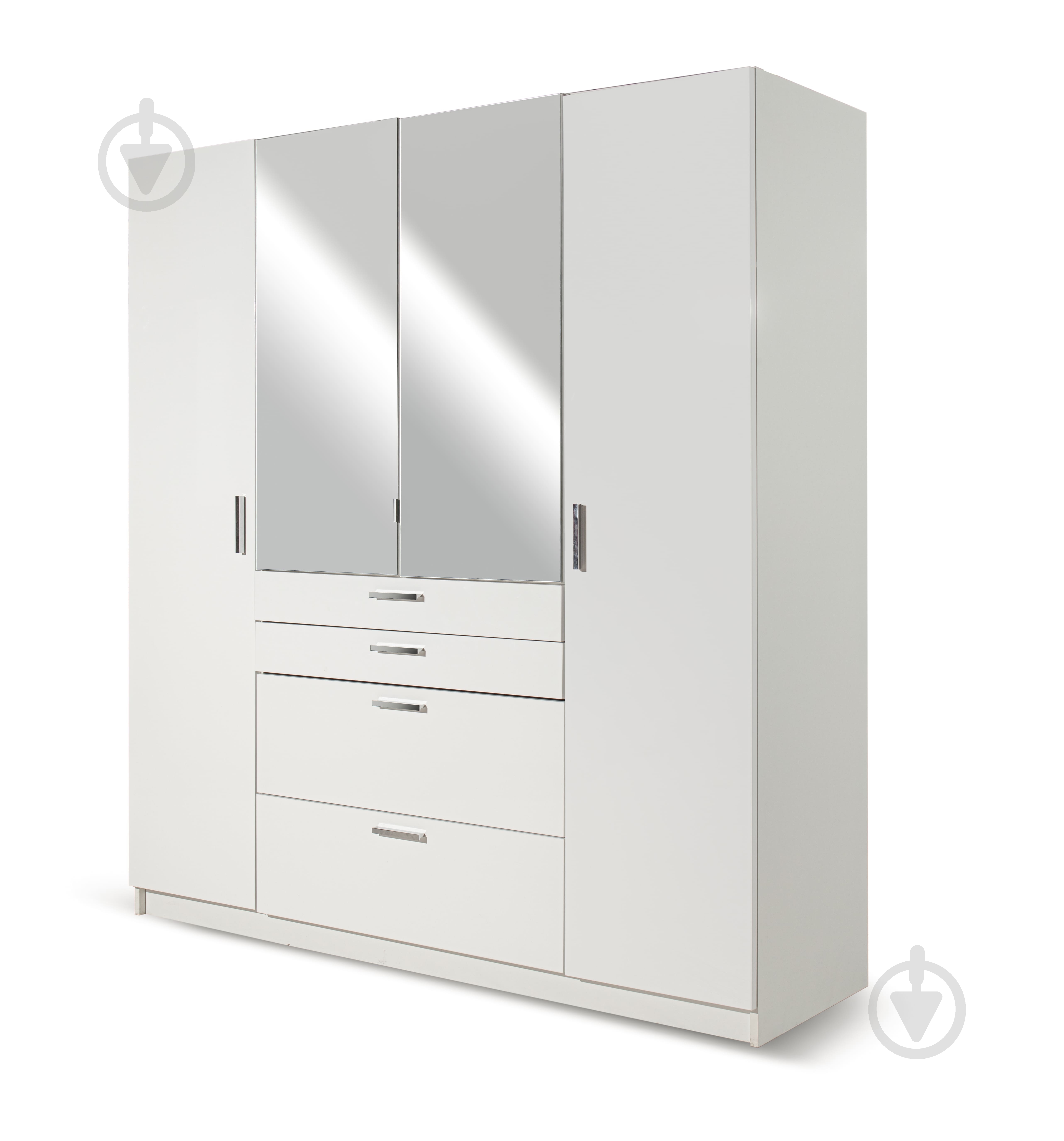 Шафа Embawood Гамбург 1810х1970х540 ДСП лак білий - фото 2