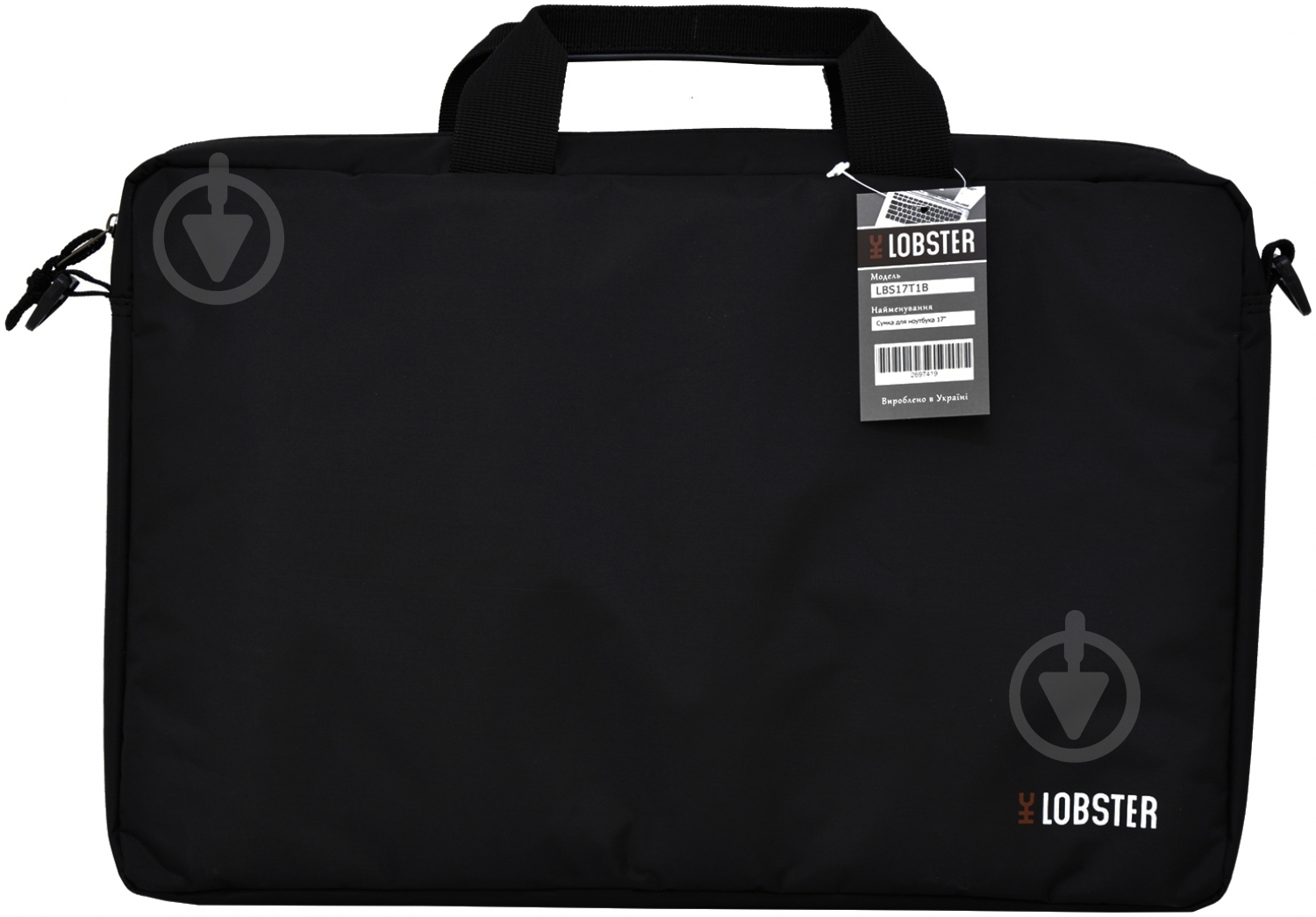 Сумка Lobster 17.3" black (LBS17T1B) - фото 1