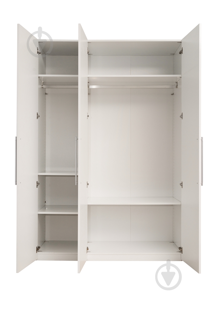 Шкаф Embawood Glossy 3-дверный белый - фото 3