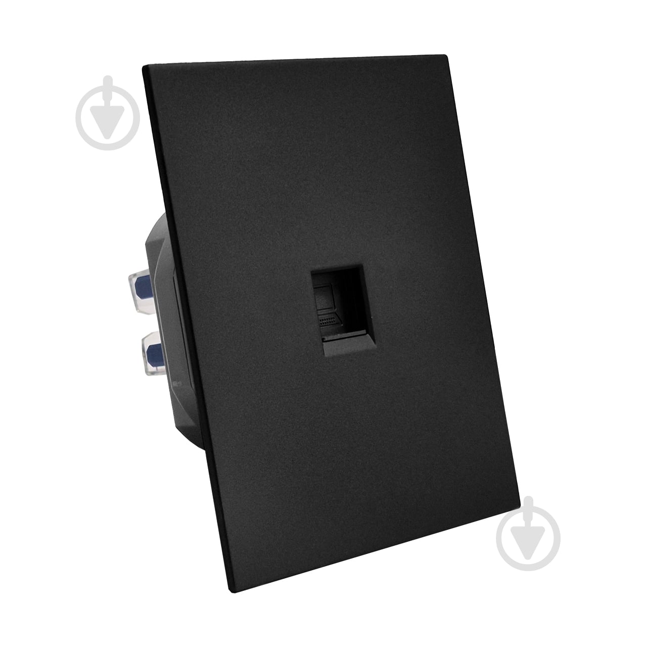 Розетка компьютерная HausMark INO IP20 черный PS-LAN-GP-Black - фото 1