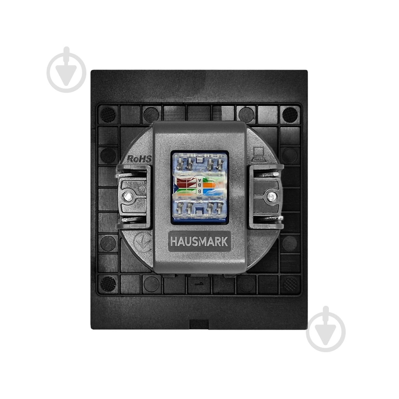 Розетка компьютерная HausMark INO IP20 черный PS-LAN-GP-Black - фото 3