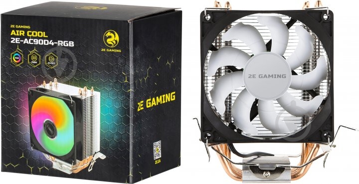 Процессорный кулер 2E Gaming Air Cool 2E-AC90D4-RGB - фото 5 Процессорный кулер 2E Gaming Air Cool 2E-AC90D4-RGB - фото 5