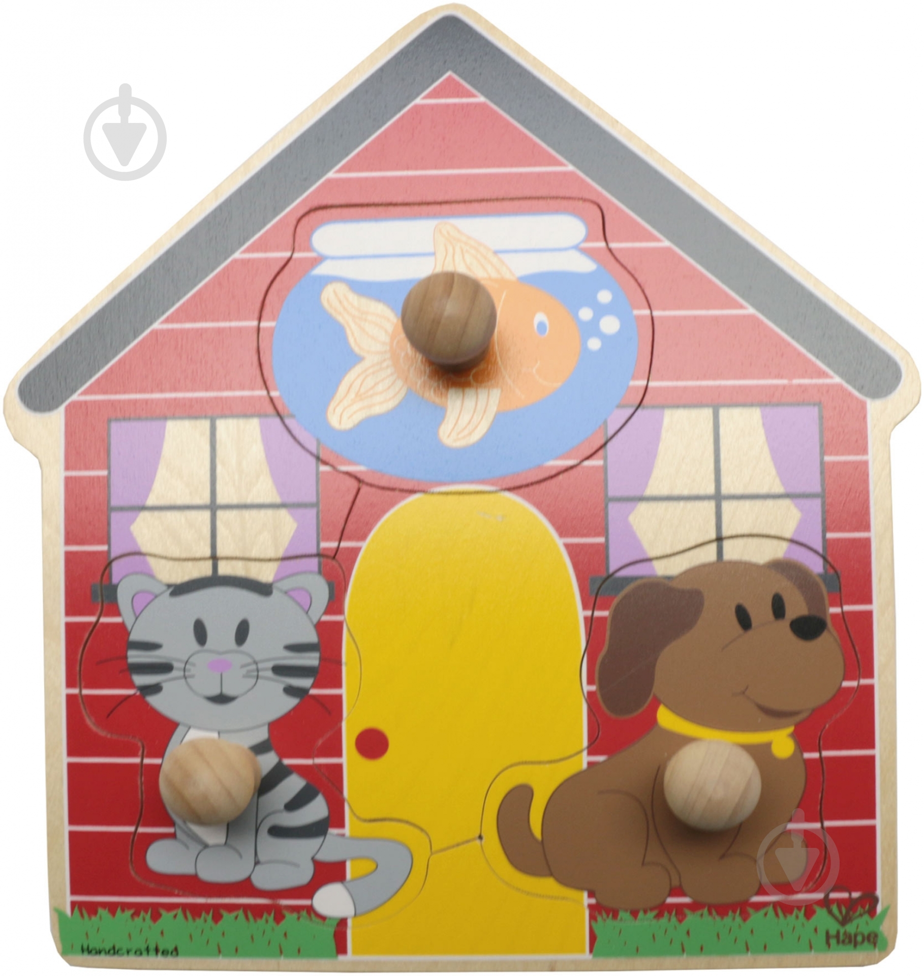 Пазлы Hape Домашние животные мини E1304 - фото 2 Пазлы Hape Домашние животные мини E1304 - фото 2