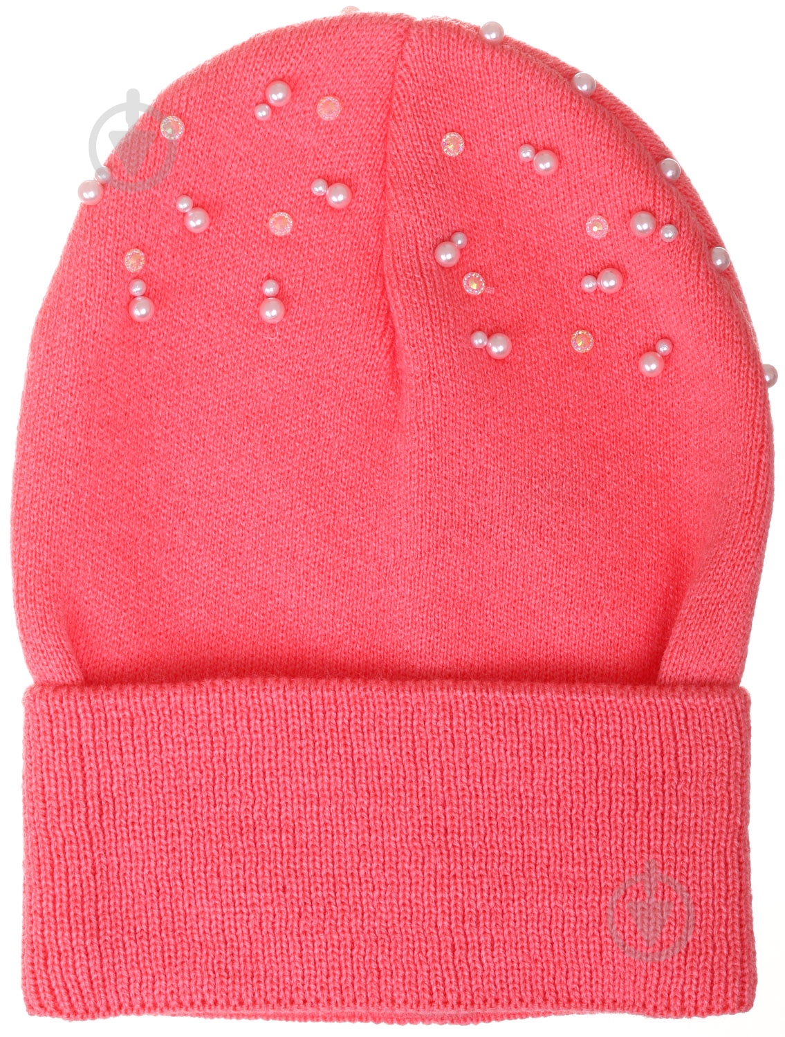 Шапочка дитяча для дівчинки Kraft+ арт. 2689 р.50-52 персик - фото 1