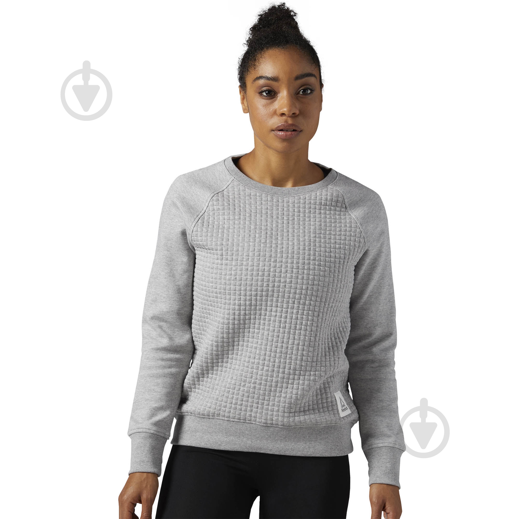 Свитшот Reebok CD9344 р. M серый - фото 1 Свитшот Reebok CD9344 р. M серый - фото 1