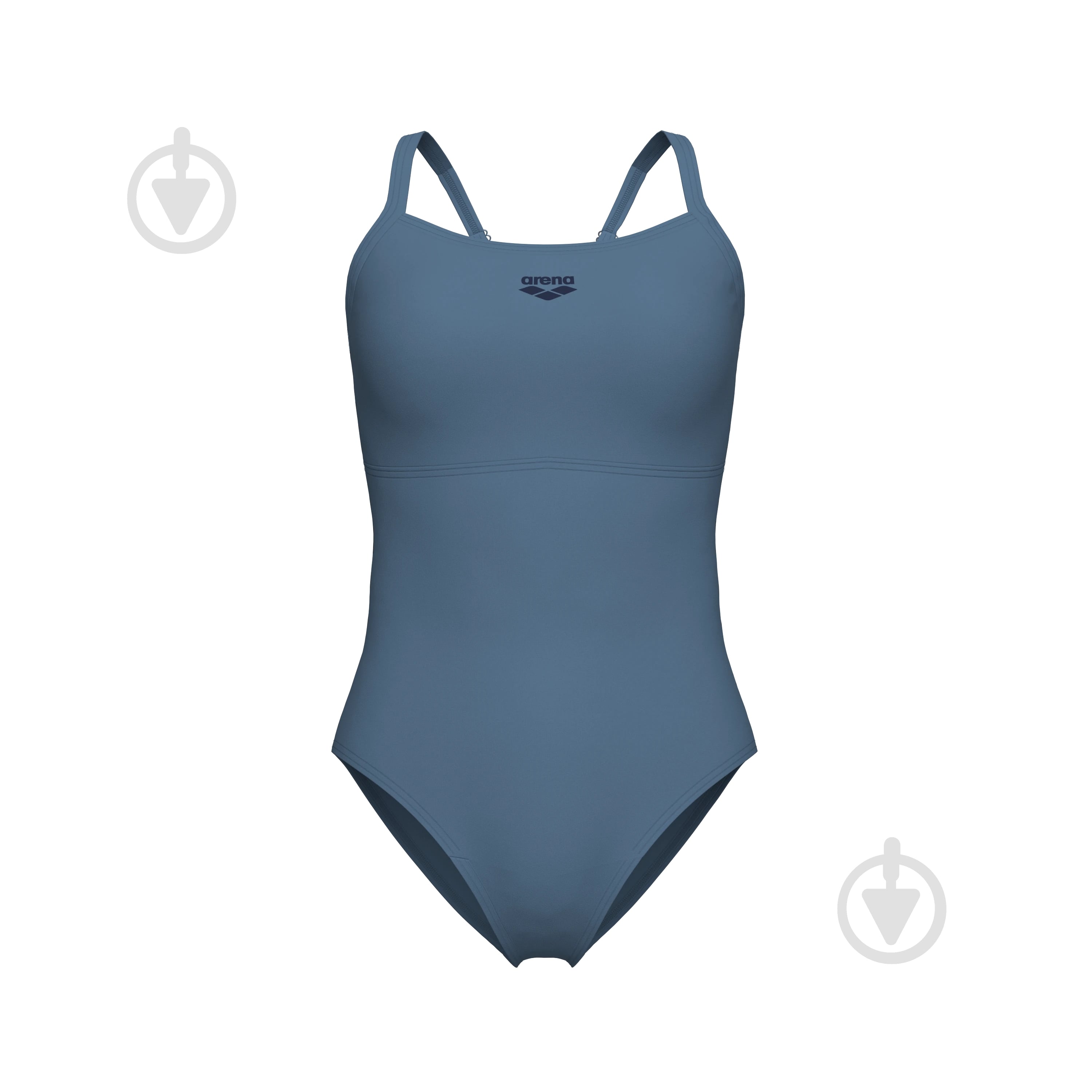 Купальник Arena SOLID SWIMSUIT LIGHTDROP BACK B 005909-550 р.36 сірий - фото 6