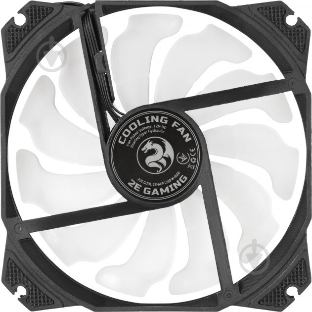 Корпусный кулер 2E Gaming Air Cool 2E-ACF120PW-RGB - фото 3