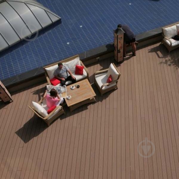 Террасная доска ARLINE Decking 24140 140х24х3000 мм венге - фото 3