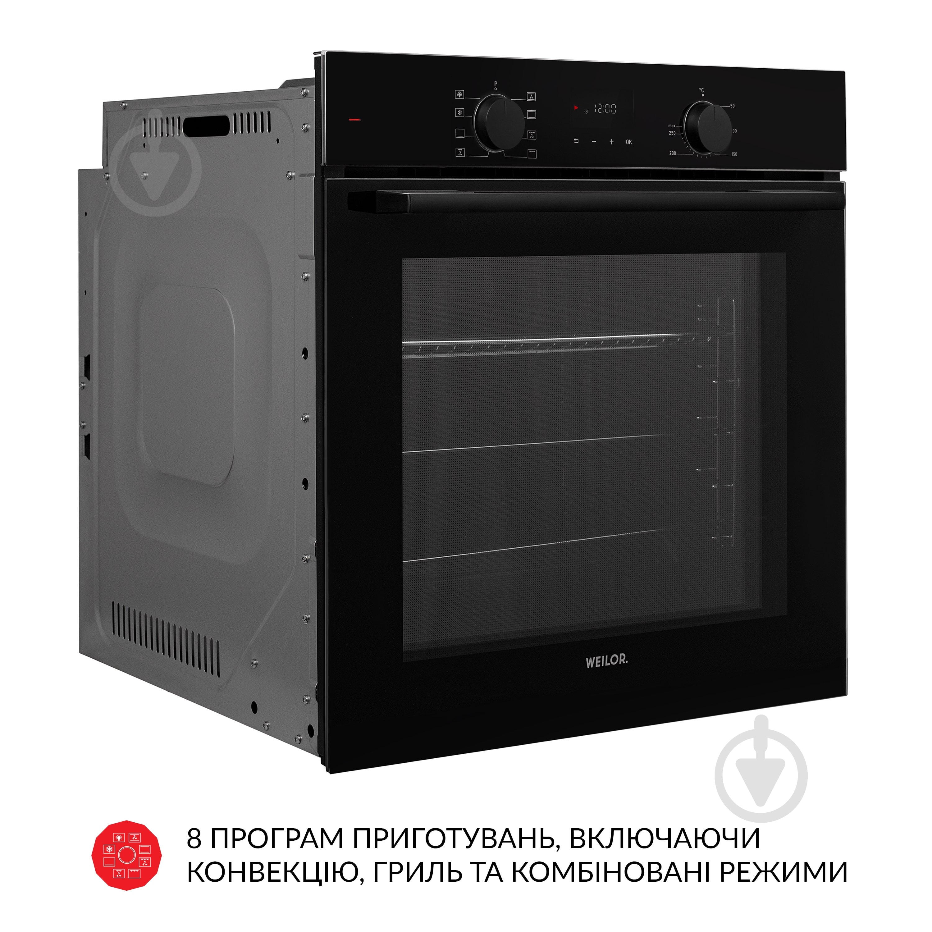 Духовой шкаф WEILOR FDO6F8BK электрический - фото 6
