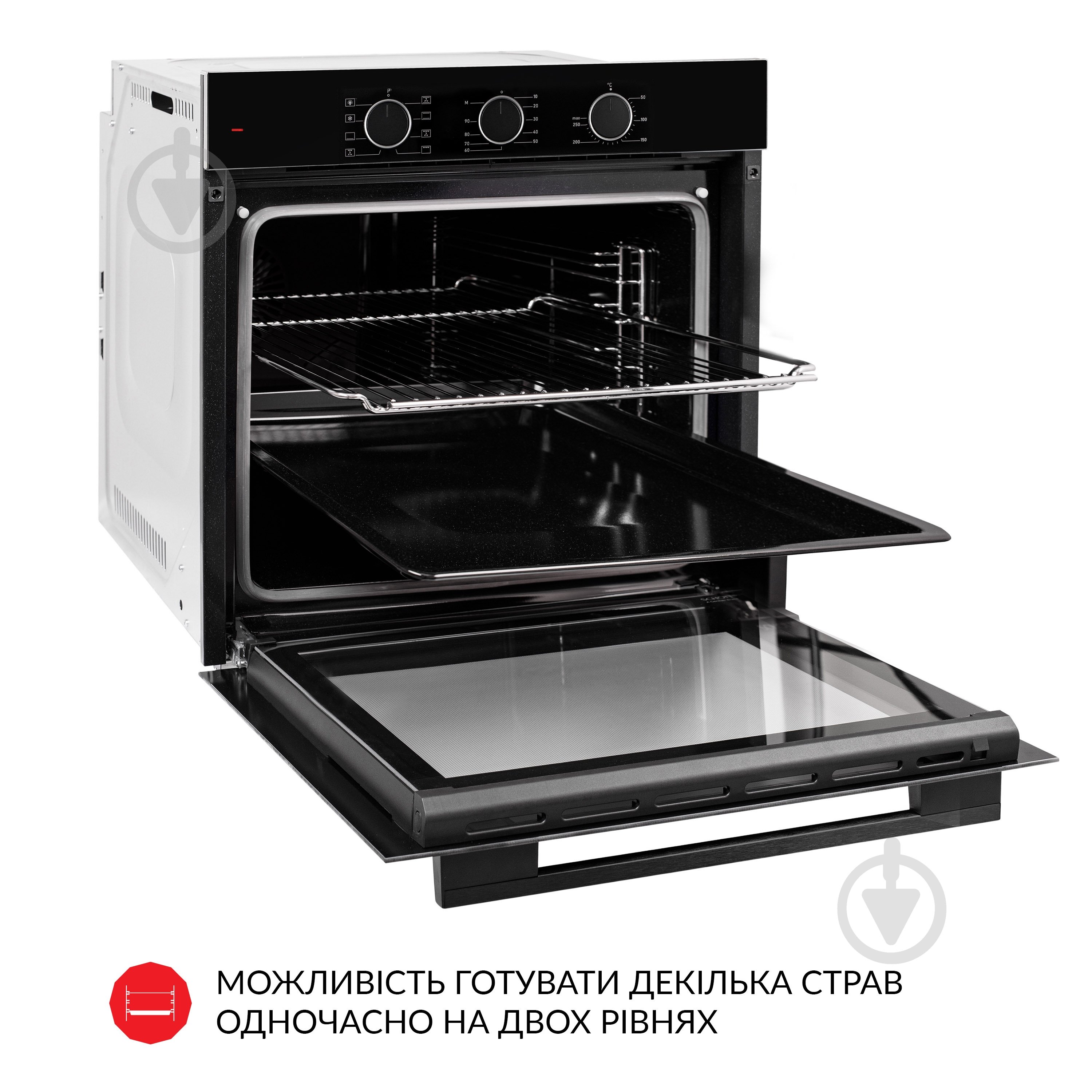 Духова шафа WEILOR FPO6F8BK електрична - фото 12