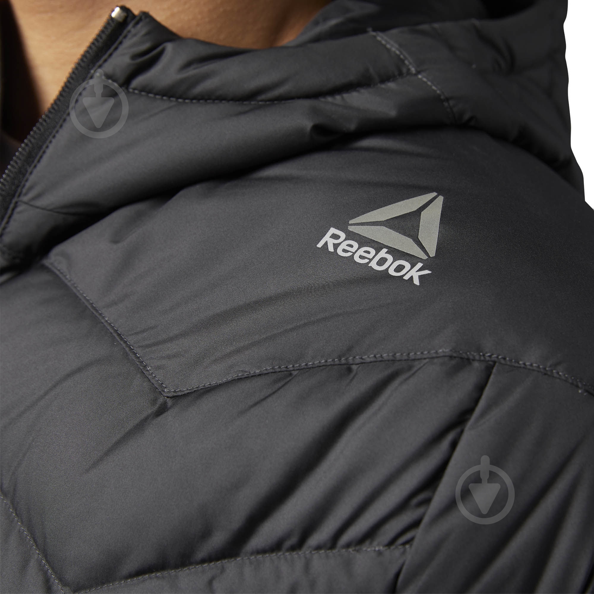 Куртка мужская Reebok BR0471 р.L черная - фото 3 Куртка мужская Reebok BR0471 р.L черная - фото 3