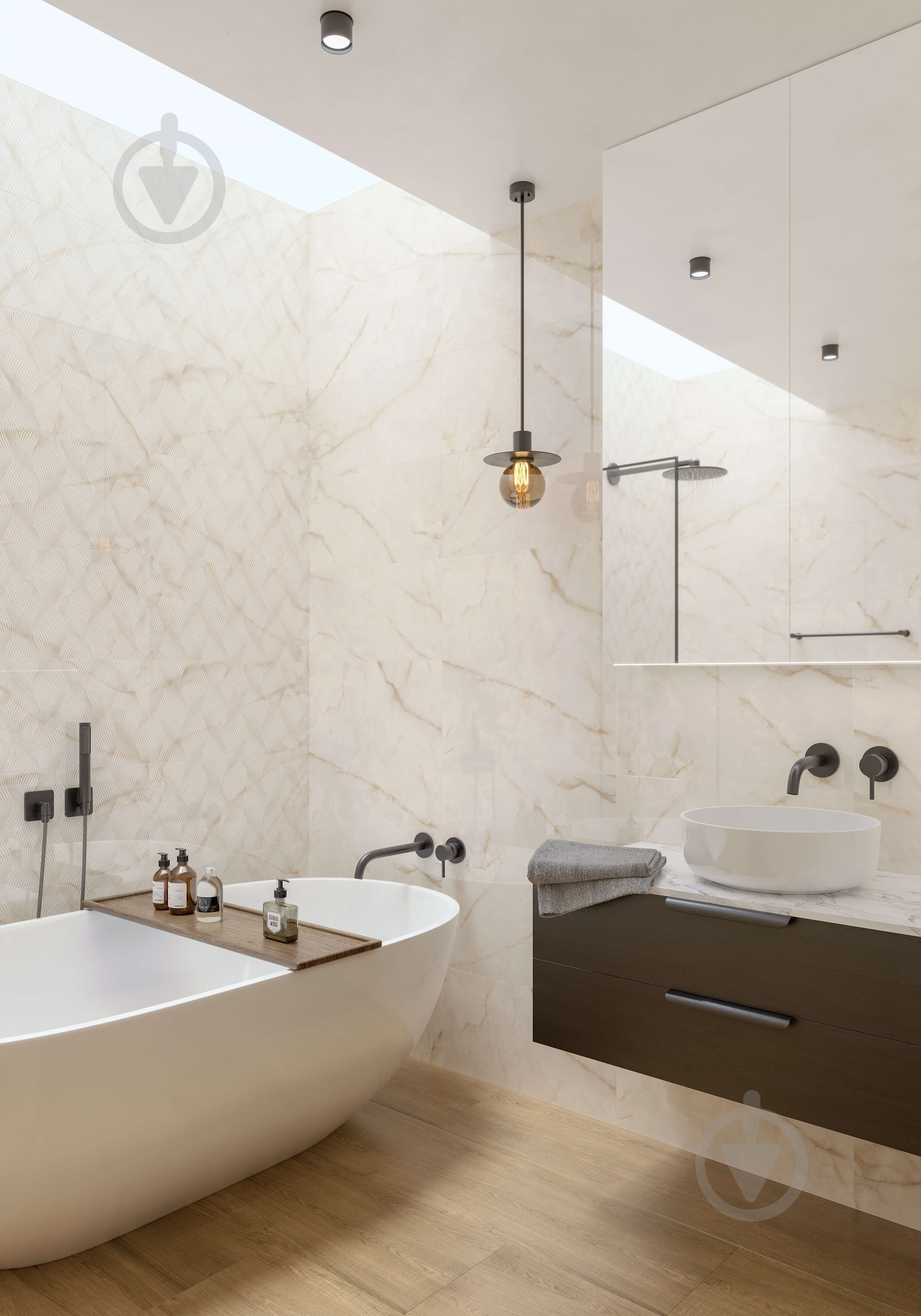 Плитка Golden Tile Onyx Mood beige OM1051 30х60 см - фото 2
