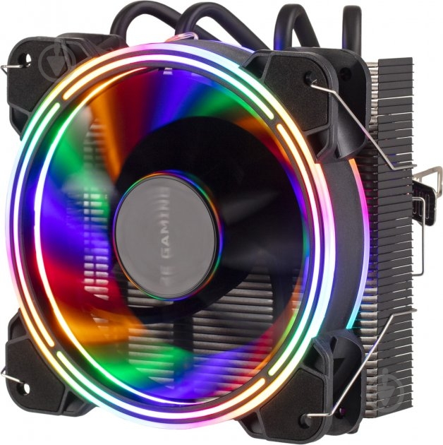 Процессорный кулер 2E Gaming Air Cool 2E-AC120T4-RGB - фото 1 Процессорный кулер 2E Gaming Air Cool 2E-AC120T4-RGB - фото 1