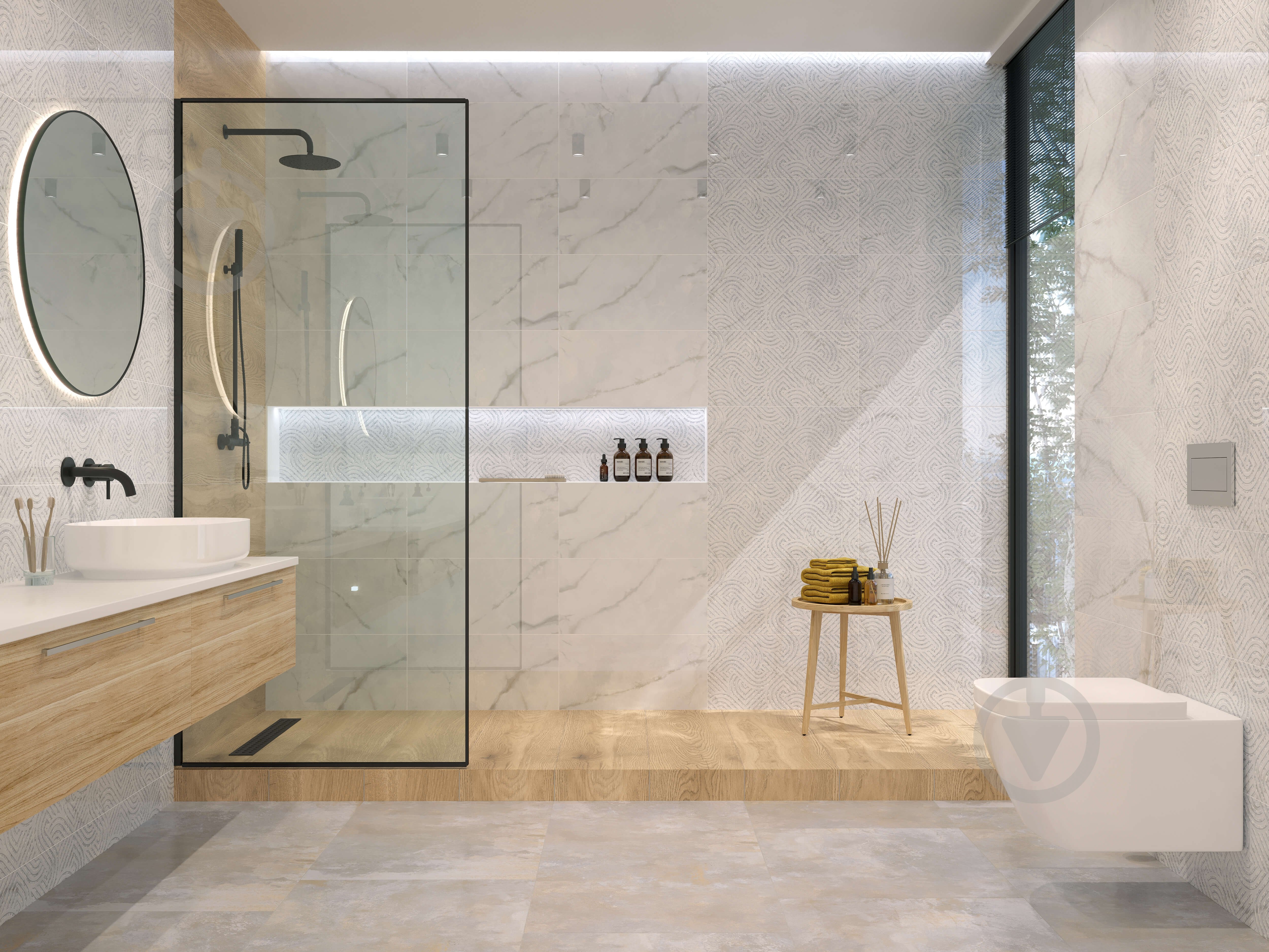 Плитка Golden Tile Onyx Mood shells beige OM1151 30х60 см - фото 2