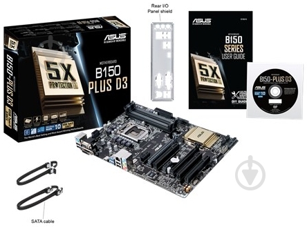 Материнская плата Asus B150-Plus D3 (Socket 1151, Intel B150, mirco ATX) - фото 3