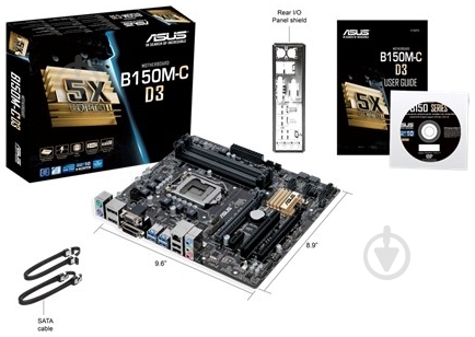 Материнская плата Asus B150M-C D3 (Socket 1151, Intel B150, mirco ATX) - фото 3