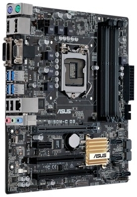 Материнская плата Asus B150M-C D3 (Socket 1151, Intel B150, mirco ATX) - фото 4