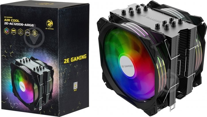 Процессорный кулер 2E Gaming Air Cool 2E-AC120D6-ARGB - фото 10