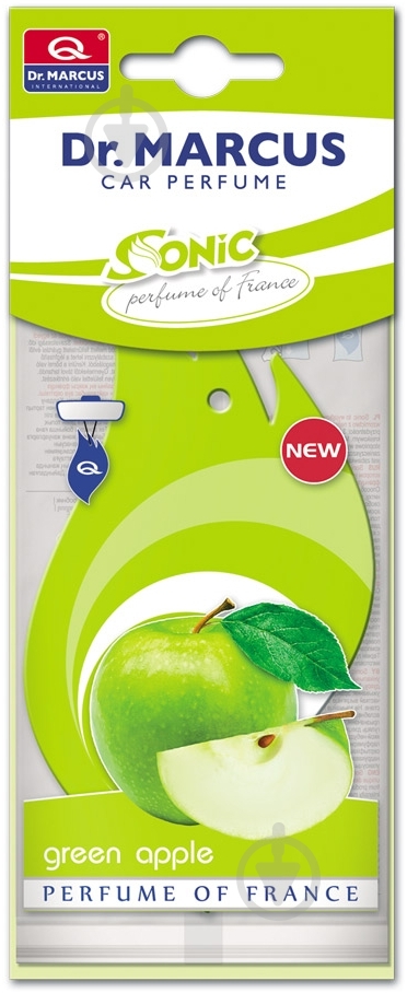 Ароматизатор подвесной DR. MARCUS Sonic зеленое яблоко - фото 1 Ароматизатор подвесной DR. MARCUS Sonic зеленое яблоко - фото 1