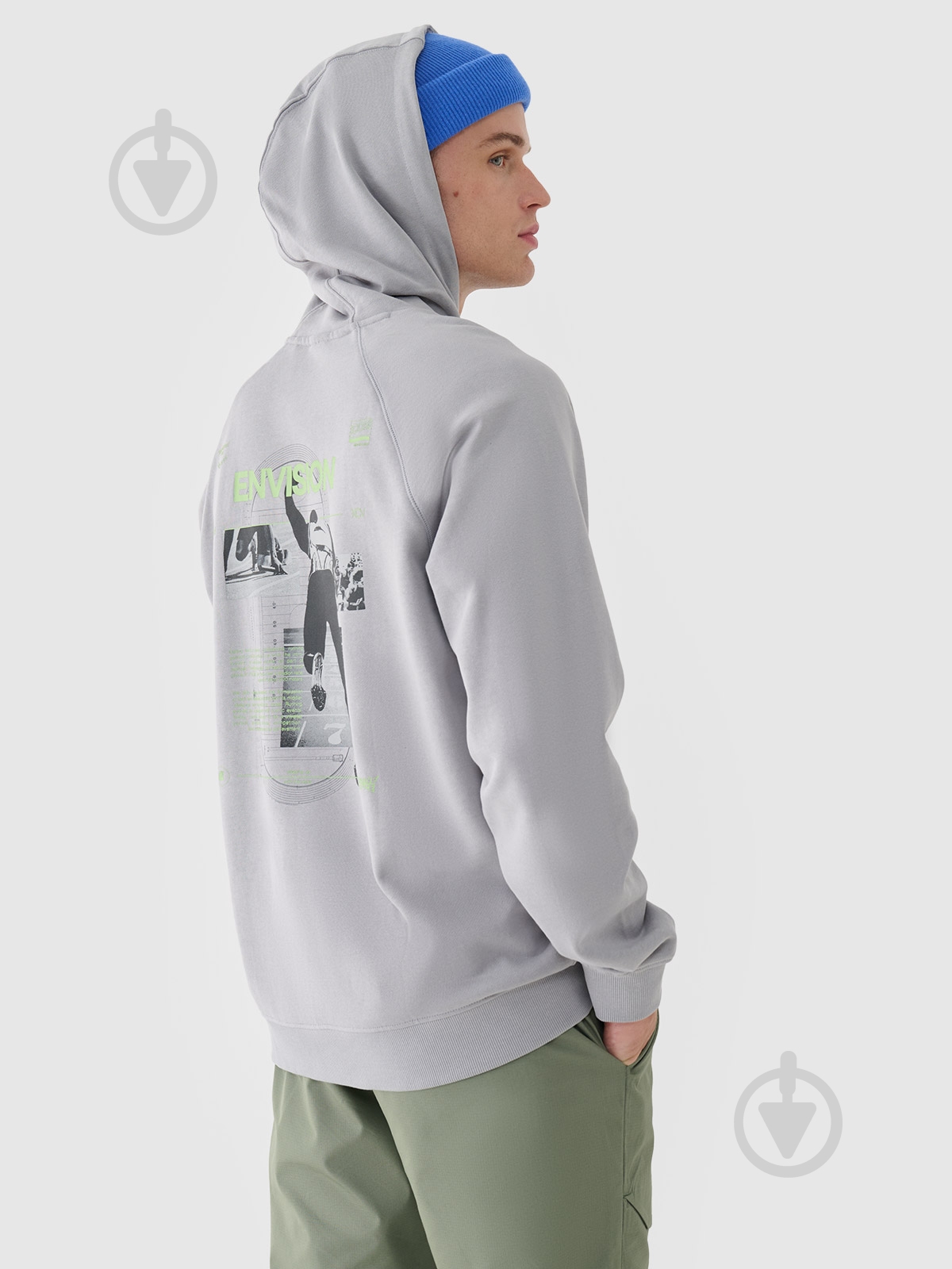 Джемпер 4F 4FRAW24TTSHM2302-10S р.S серый - фото 4