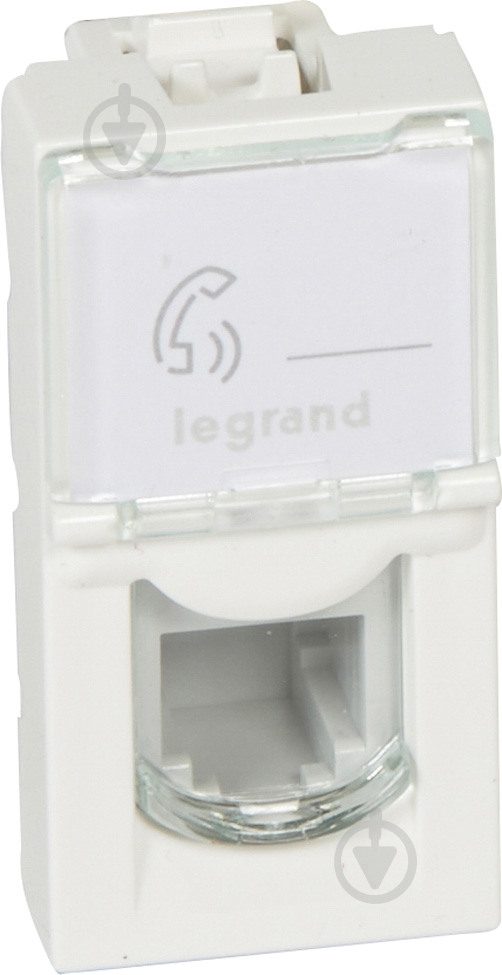 Розетка Legrand Mosaic RJ11 білий 78730 - фото 1 Розетка Legrand Mosaic RJ11 білий 78730 - фото 1