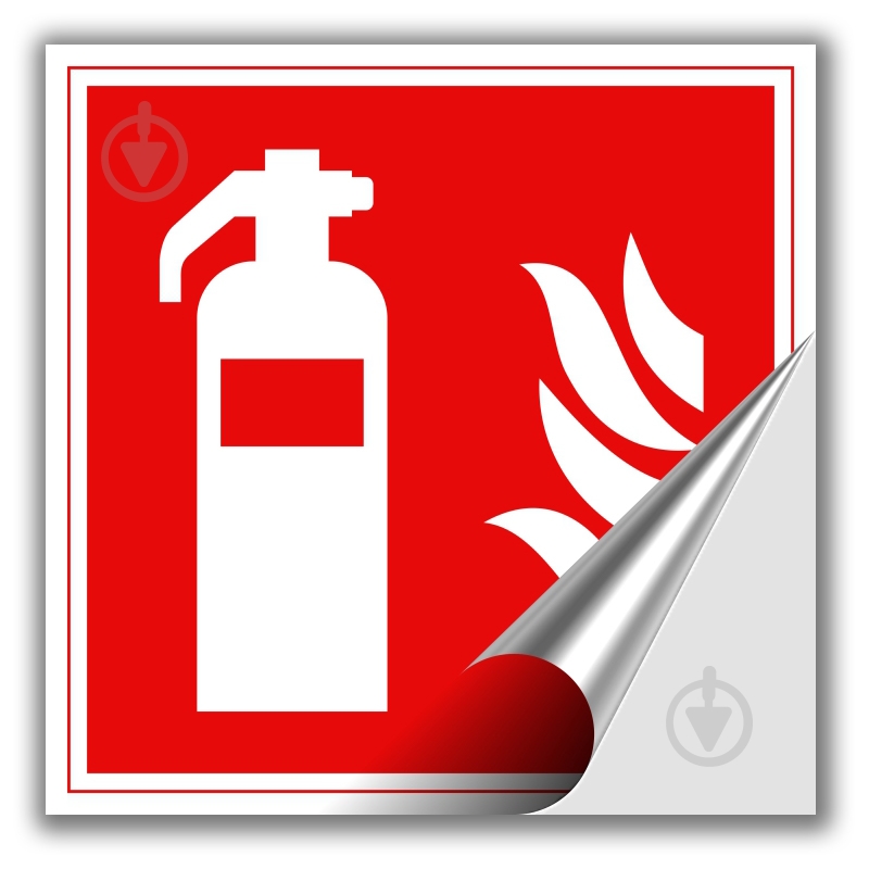 Наклейка Огнетушитель 150х150 мм - фото 3