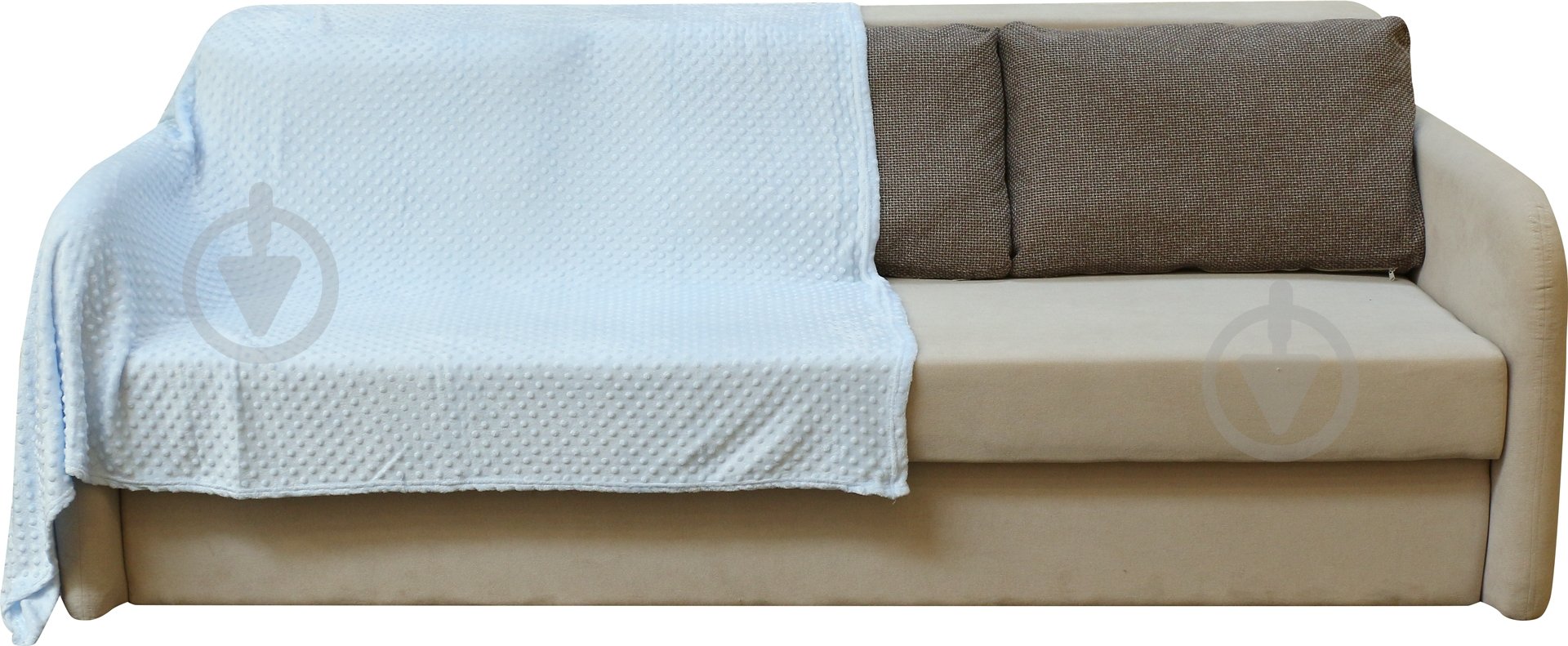 Плед Basic Soft 200x220 см голубой La Nuit - фото 1