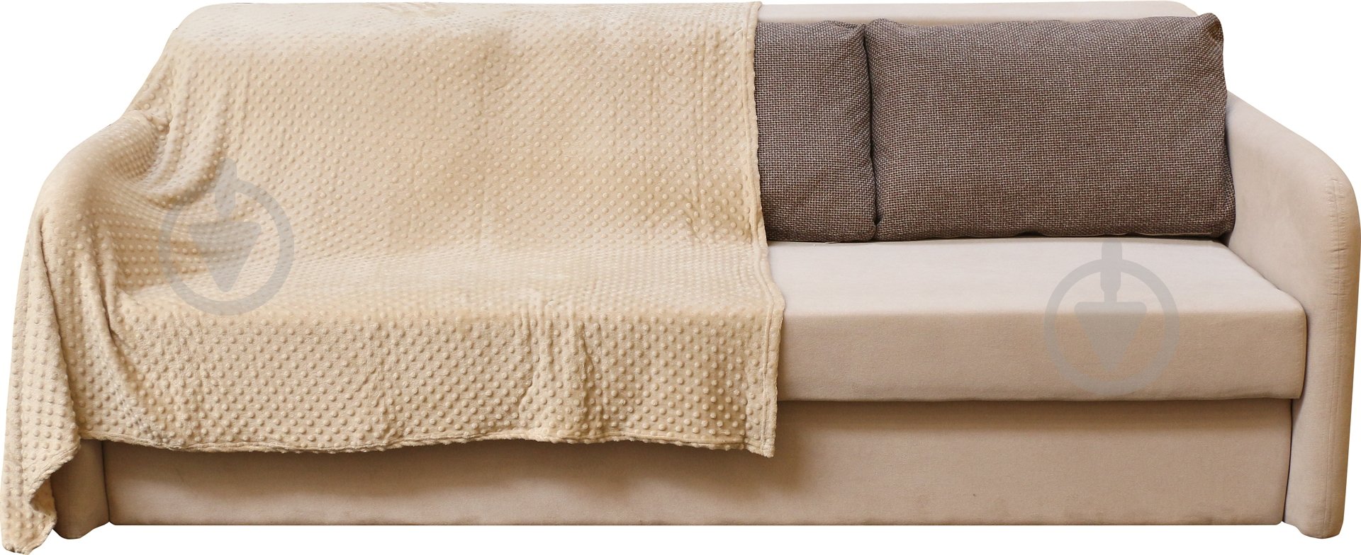 Плед Basic Soft 200x220 см светло-коричневый La Nuit - фото 1