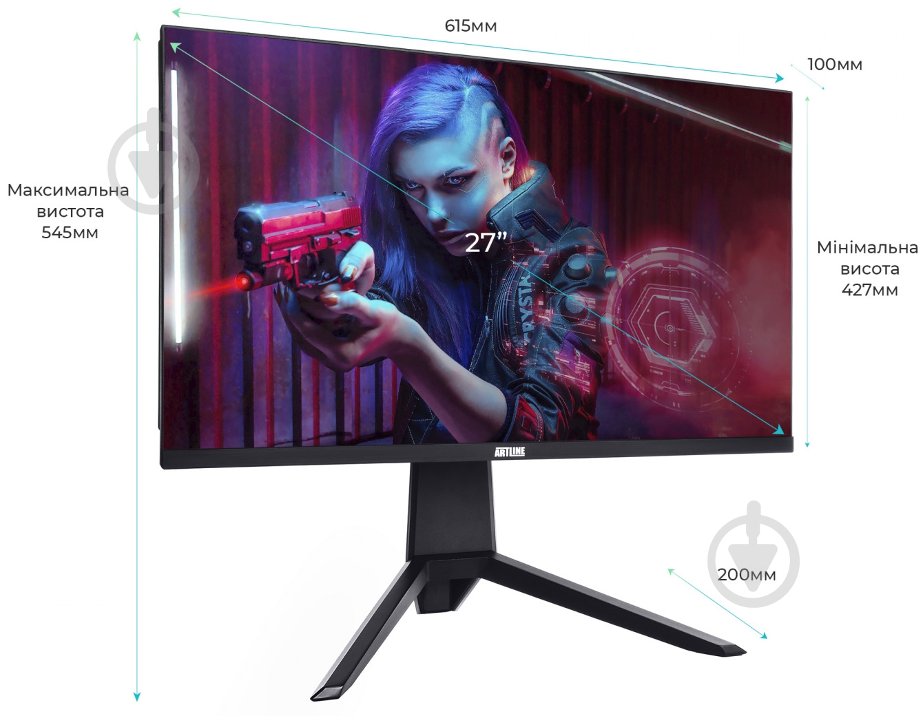 Моноблок Artline Gaming G79 27 (G79v31) black - фото 10 Моноблок Artline Gaming G79 27 (G79v31) black - фото 10