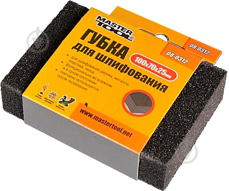 Губка шлифовальная MasterTool з.180 08-0318 - фото 1