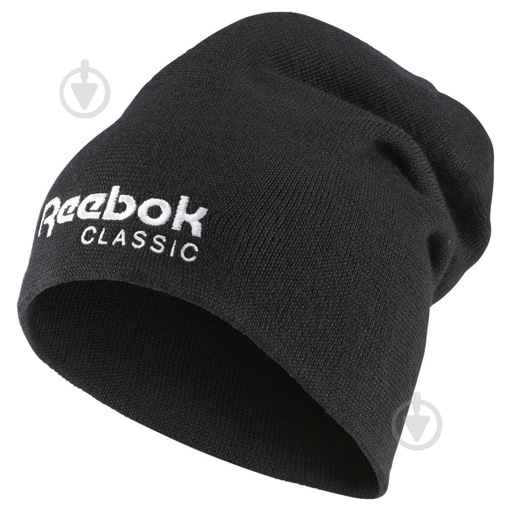 Шапка Reebok CLASSIC FO BEANIE AX9977 р.OSFM черный - фото 1