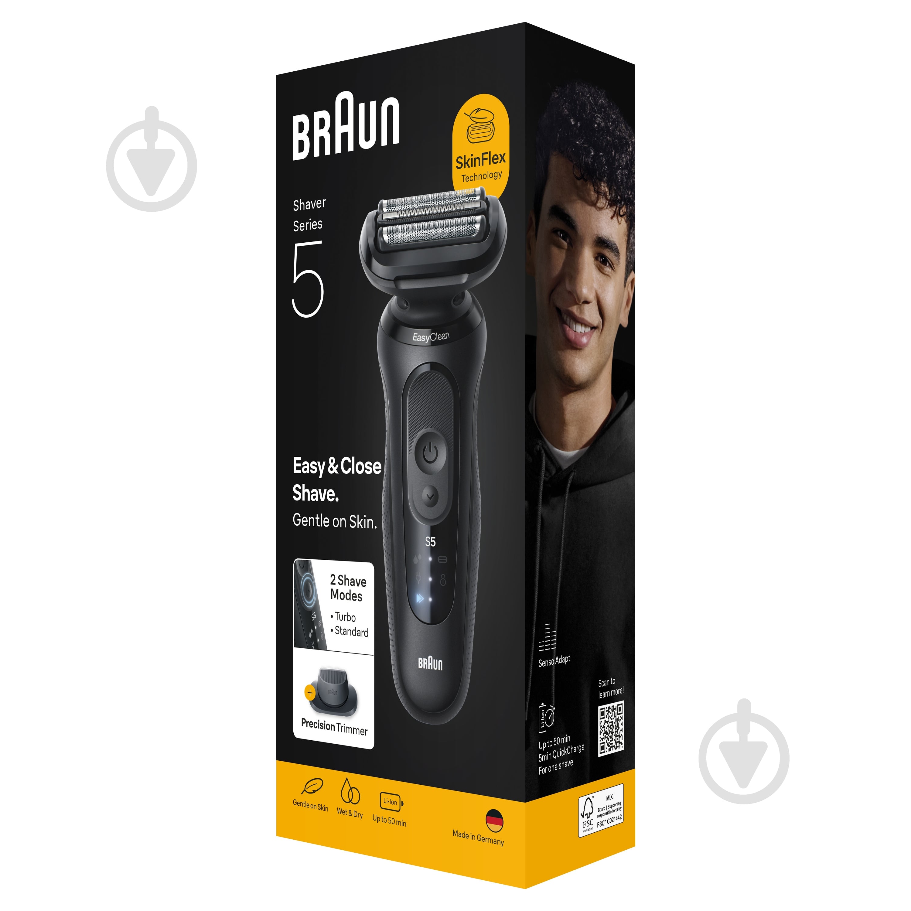 Электробритва Braun Series 5 52-N1200S black - фото 7