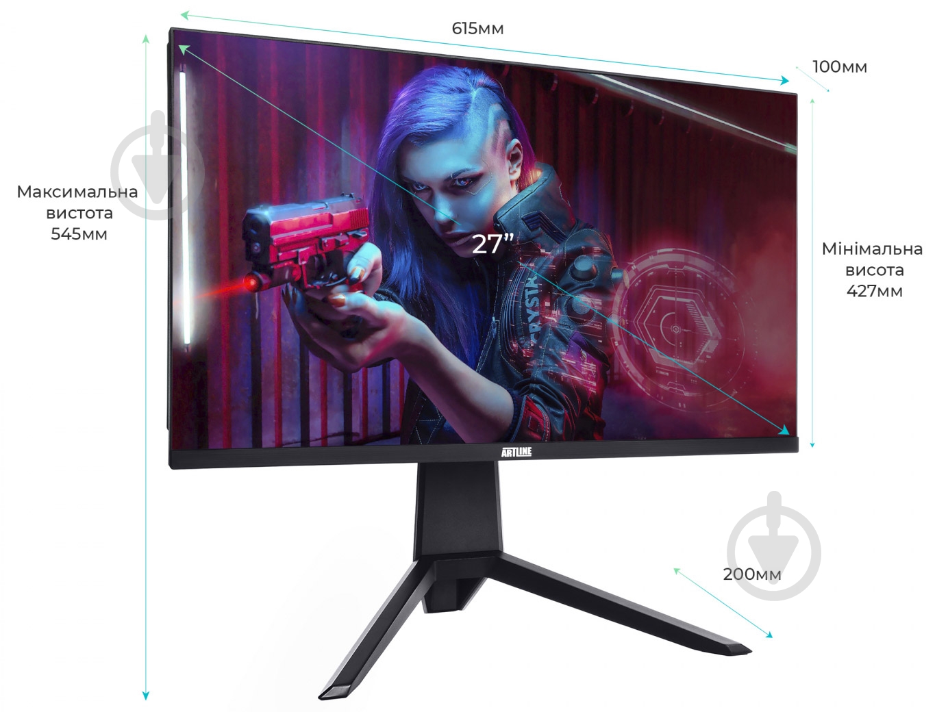 Моноблок Artline Gaming G79 27 (G79v32) black - фото 12