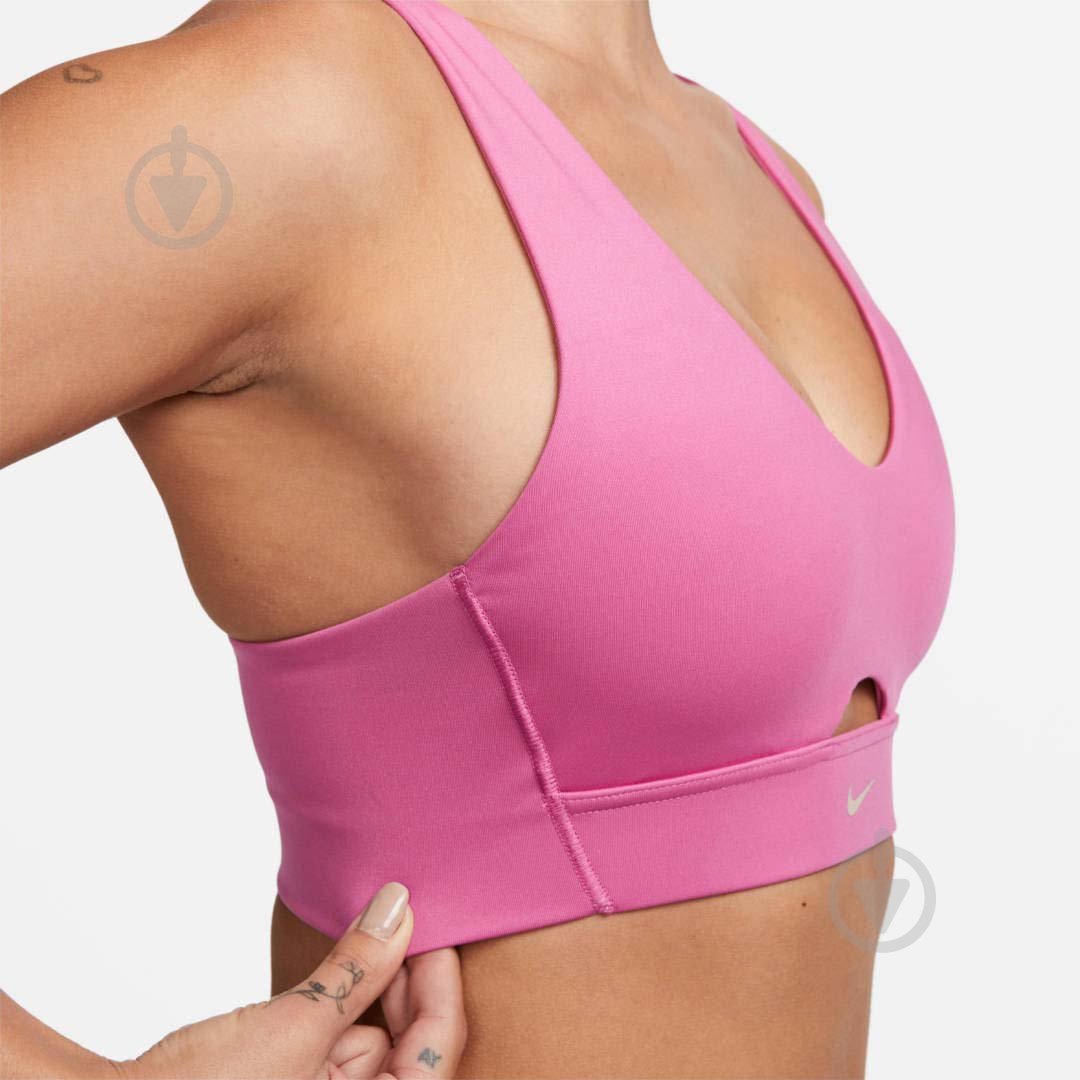 Бра Nike W NK DF INDY PLUNGE CUTOUT BRA DV9837-665 р.XS рожевий - фото 4