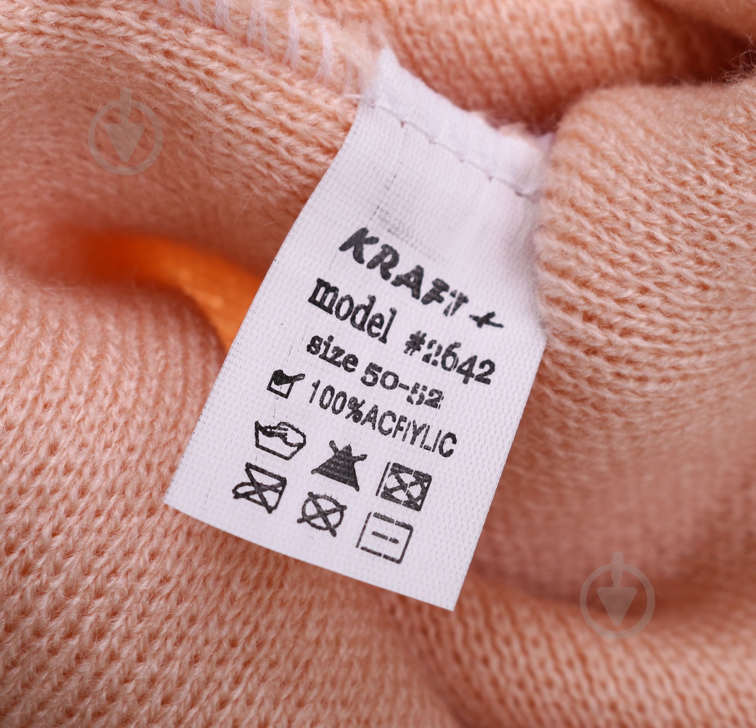 Шапочка дитяча для дівчинки Kraft+ арт. 2642 р.50-52 бежевий - фото 4