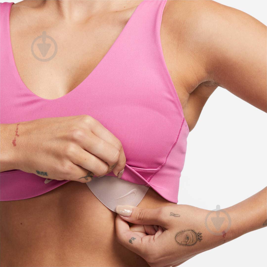 Бра Nike W NK DF INDY PLUNGE CUTOUT BRA DV9837-665 р.M рожевий - фото 6