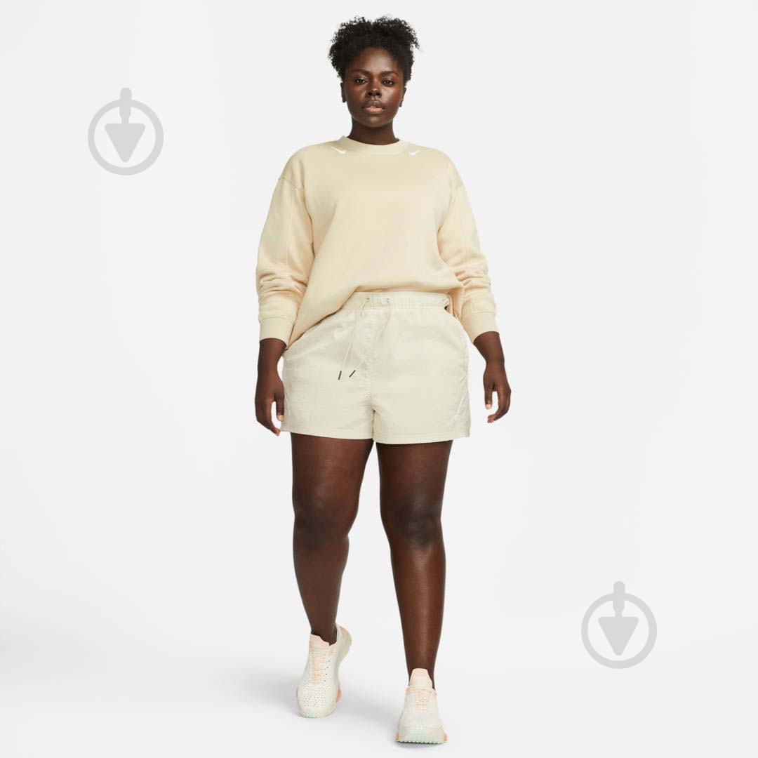 Свитшот Nike W NSW SWSH FLC GX CREW OS DD5610-206 р. M бежевый - фото 6 Свитшот Nike W NSW SWSH FLC GX CREW OS DD5610-206 р. M бежевый - фото 6