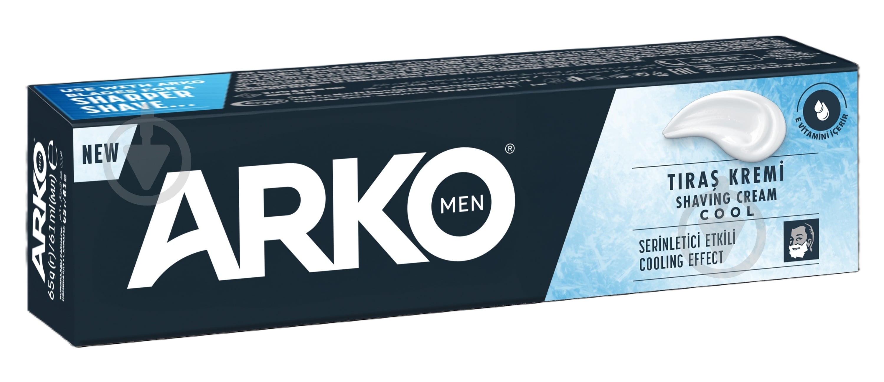 Крем для бритья Arko MEN Cool 65 мл - фото 1