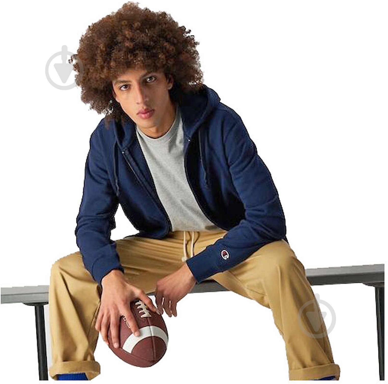 Джемпер Champion 218493-bs538 р.S синій - фото 3 Джемпер Champion 218493-bs538 р.S синій - фото 3