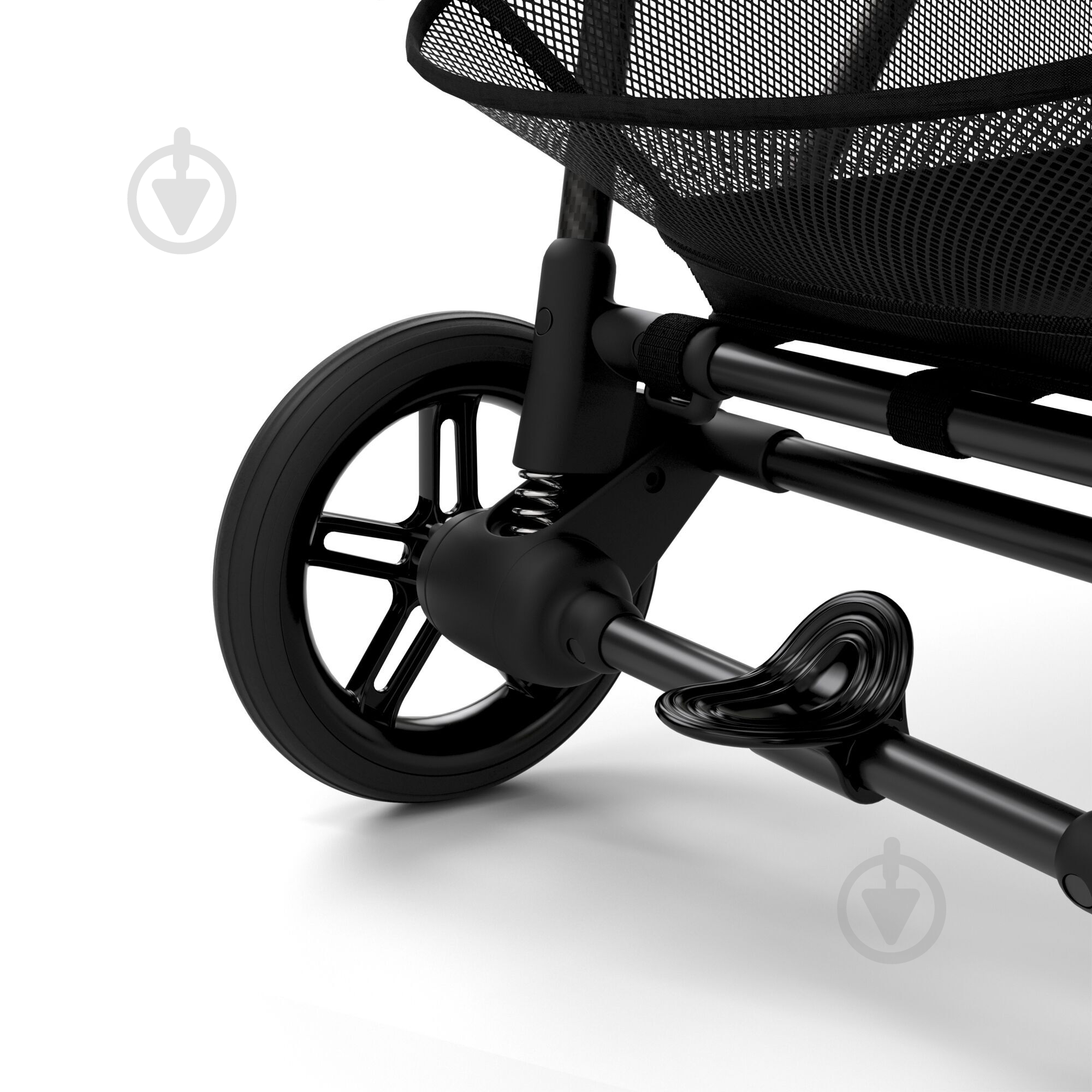 Коляска прогулочная Cybex с бампером Melio Carbon Moon Black - фото 6