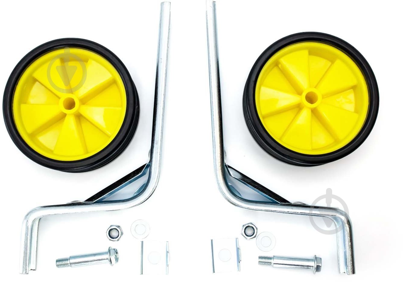 Колеса опорные усиленные FSK-BH-214 для детск. вел. 12"-20" желтые с черным WHS-021 - фото 1 Колеса опорные усиленные FSK-BH-214 для детск. вел. 12"-20" желтые с черным WHS-021 - фото 1