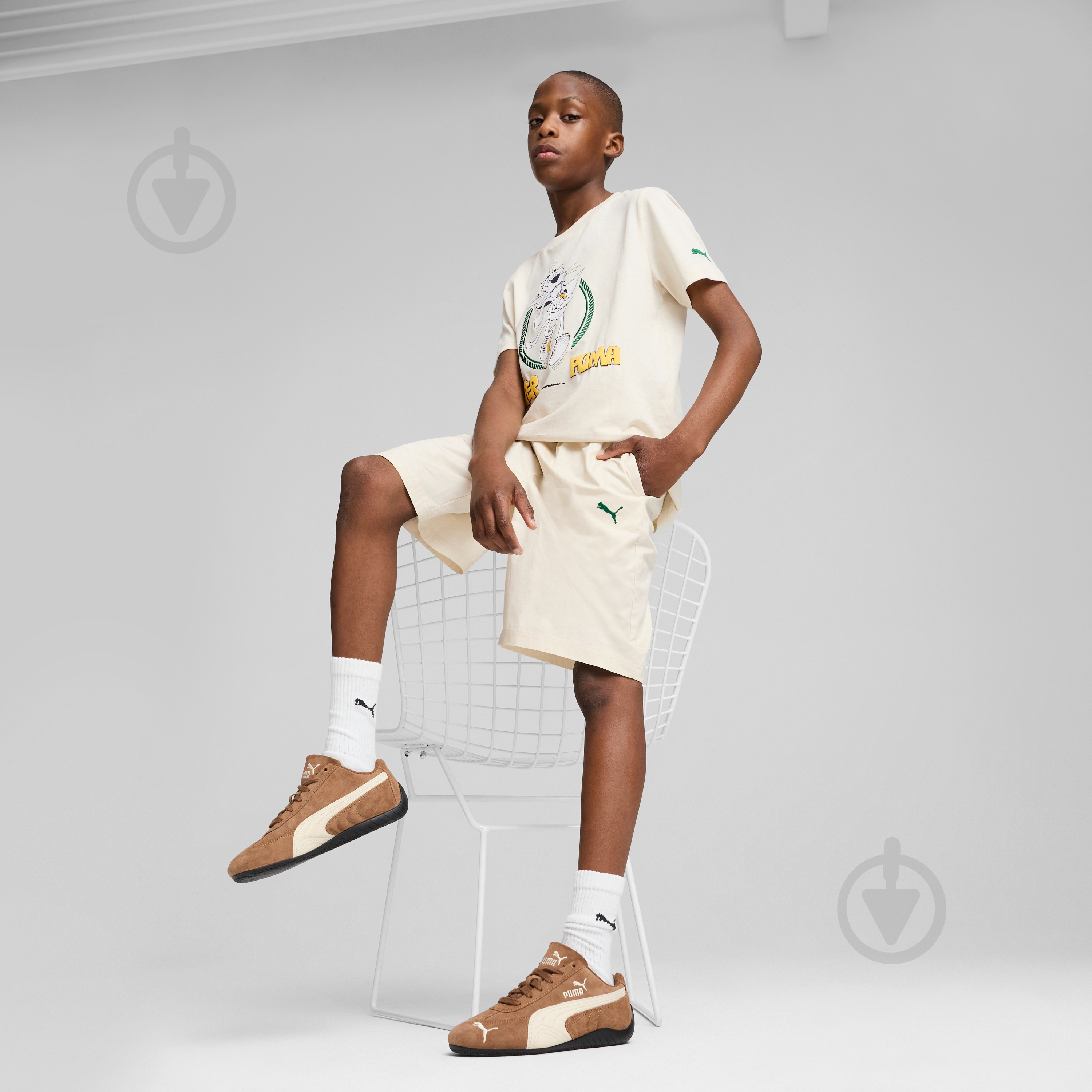 Шорты Puma SUPER PUMA Woven Shorts B 62986787 р. 140 бежевый - фото 5 Шорты Puma SUPER PUMA Woven Shorts B 62986787 р. 140 бежевый - фото 5