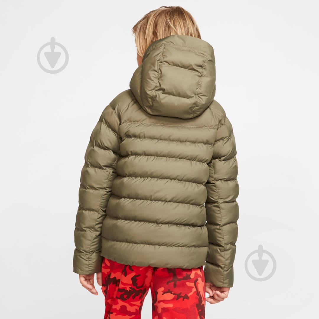 Пуховик для хлопчиків Nike B NSW JACKET FILLED 939554-222 зелений - фото 2 Пуховик для хлопчиків Nike B NSW JACKET FILLED 939554-222 зелений - фото 2