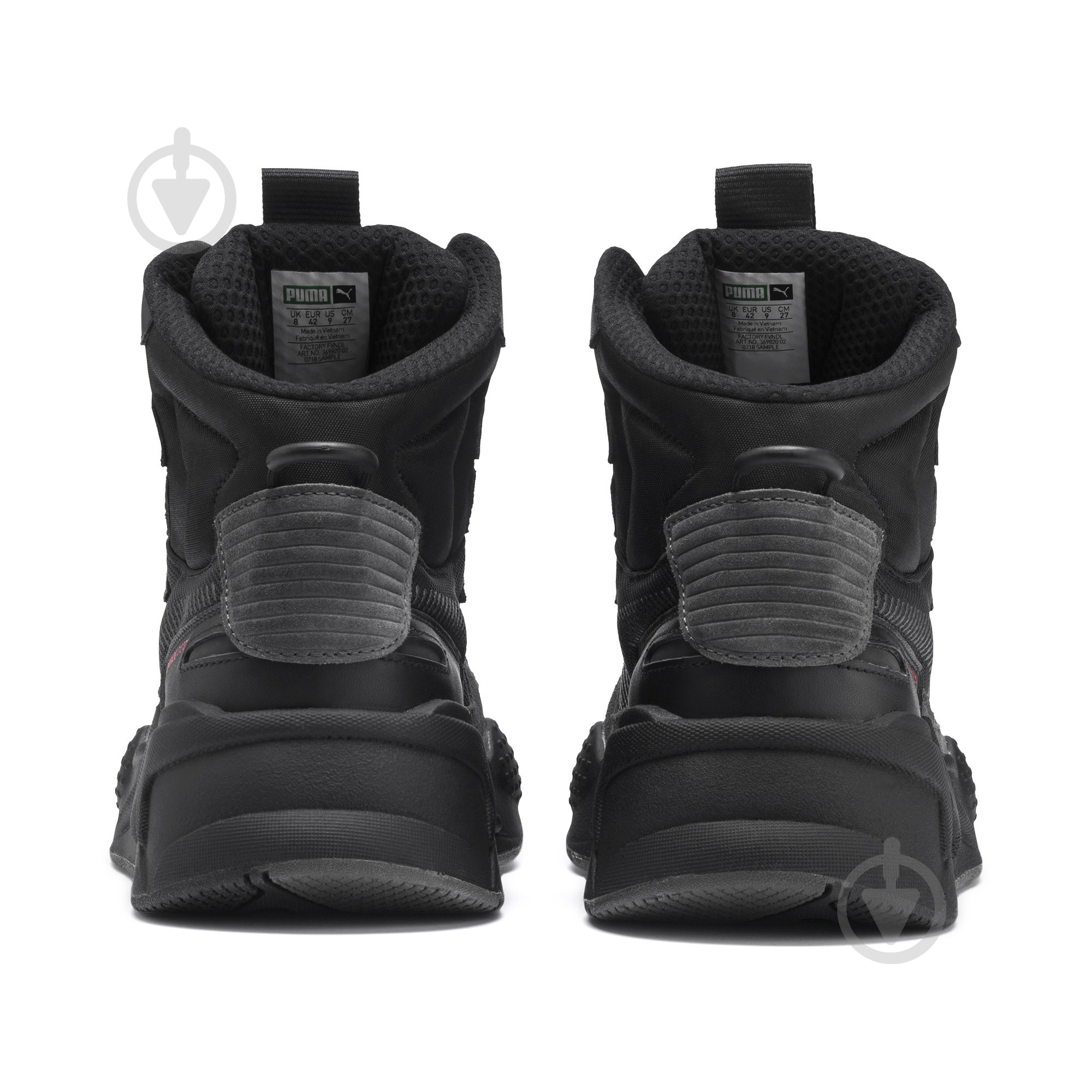 Кроссовки Puma RS-X Midtop Binary code 36982002 р.40,5 черный - фото 3