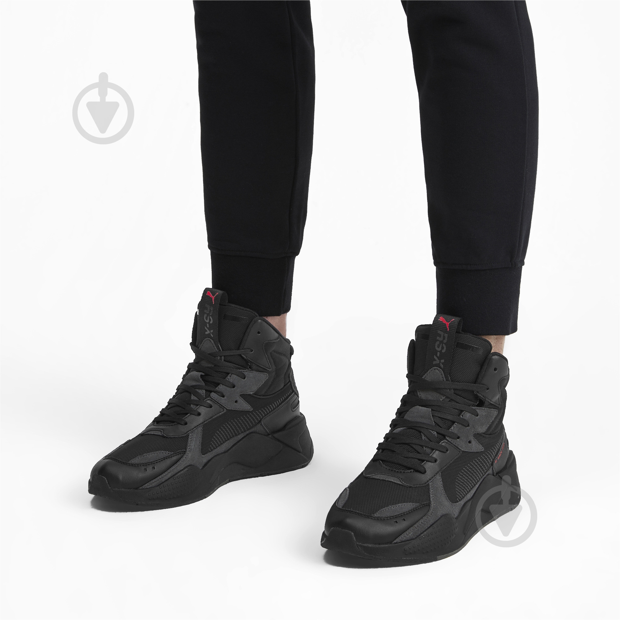 Кроссовки Puma RS-X Midtop Binary code 36982002 р.40,5 черный - фото 7